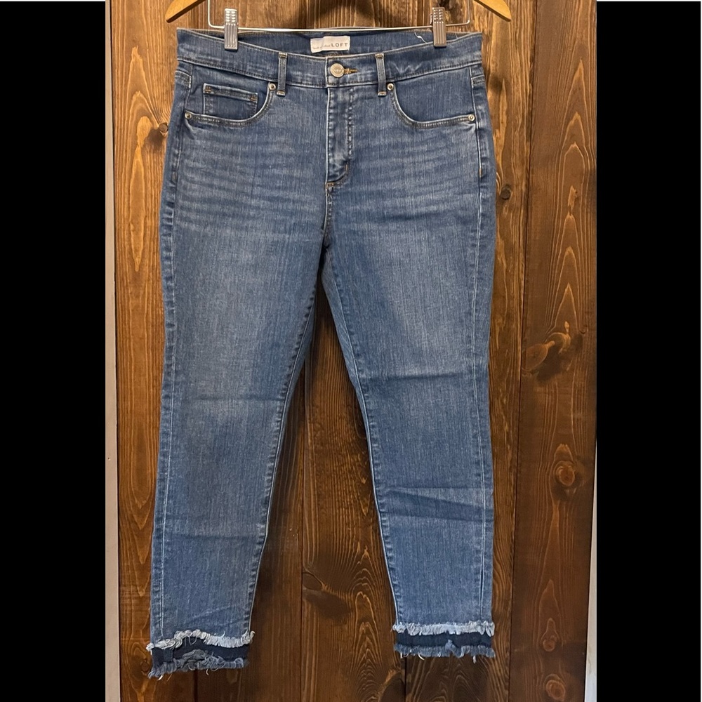 Size 30 pants from LOFT, made for petite people